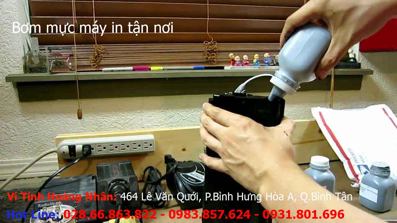 Bơm mực máy in tại nhà